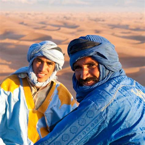 What fabric is worn in the desert?