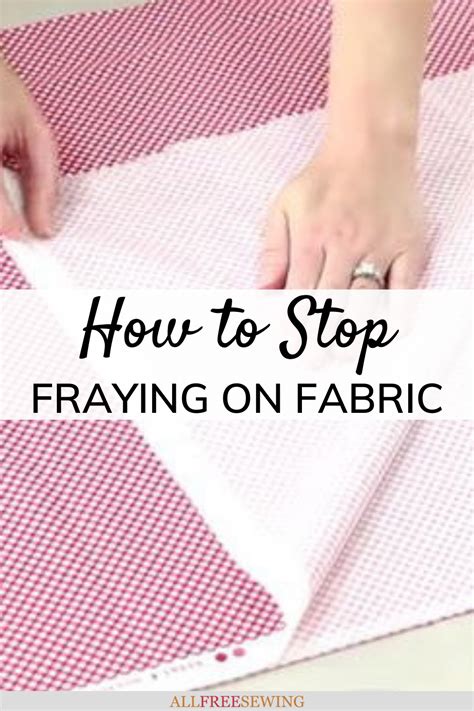 What fabrics do not fray?