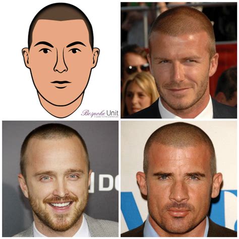 What face shape doesn t suit a buzz cut?