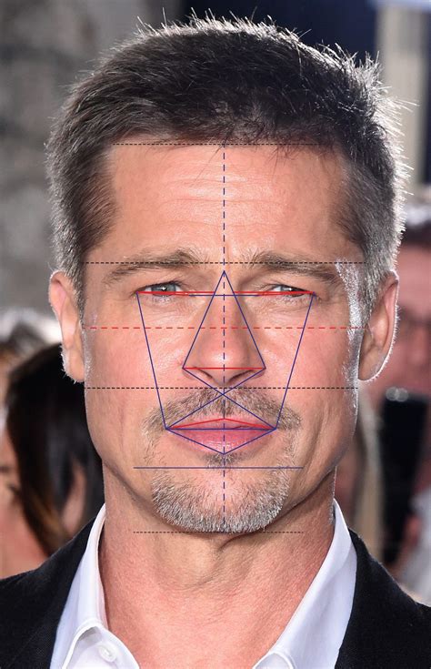 What face shape is most attractive in a man?