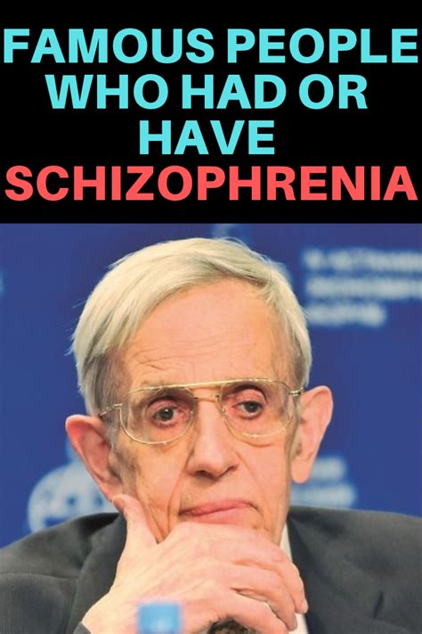 What famous genius had schizophrenia?