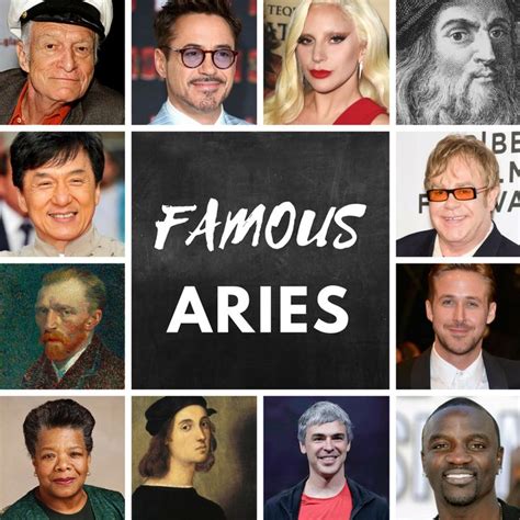 What famous person is Aries?