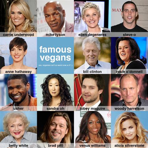 What famous person is vegan?