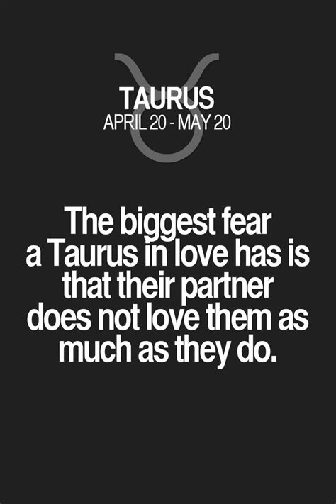 What fear does Taurus have?