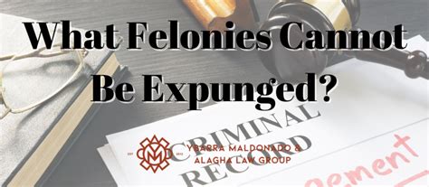 What felonies Cannot be expunged in Michigan?