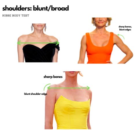 What female body type has broad shoulders?