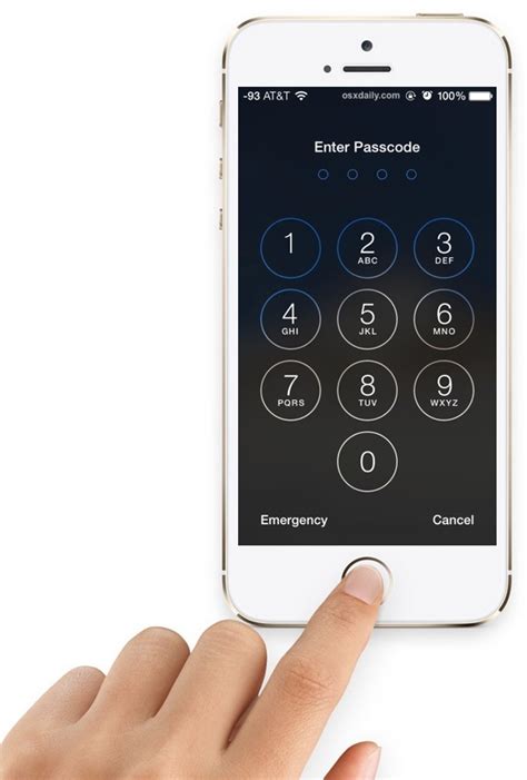 What finger unlocks iPhone?