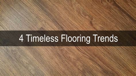 What flooring color is timeless?