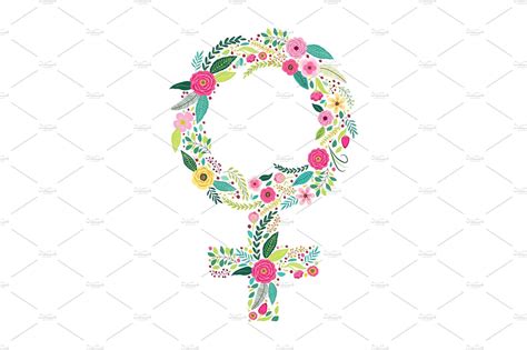 What flower is a feminine symbol?