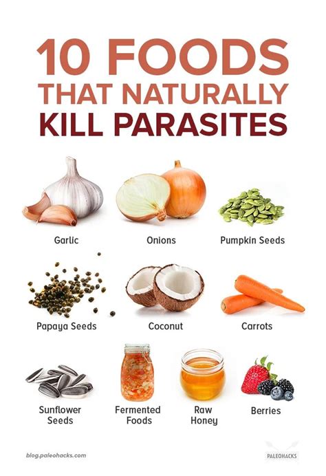 What food do parasites hate?