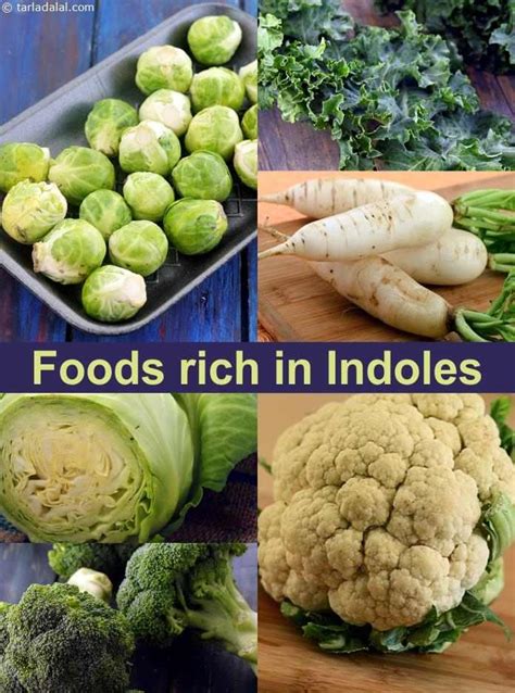 What food is rich in indole?