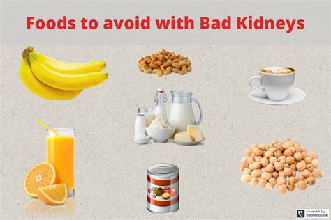 What foods are bad for kidneys?