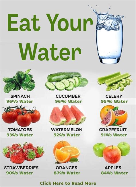 What foods are mostly water?