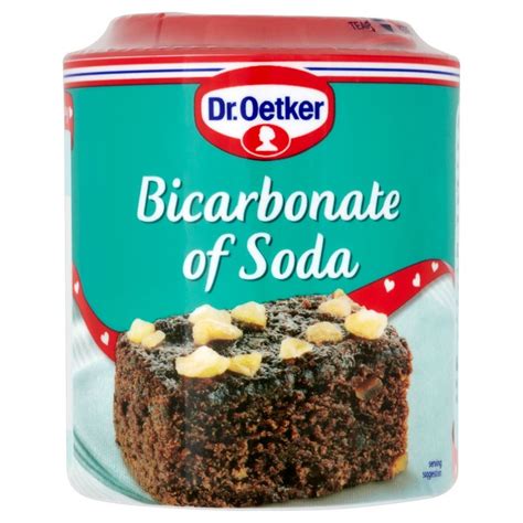 What foods contain bicarbonate of soda?