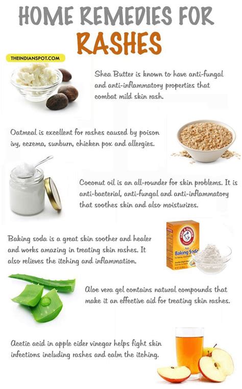 What foods cure skin rashes?