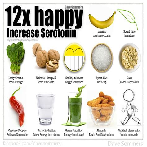 What foods deplete serotonin levels?