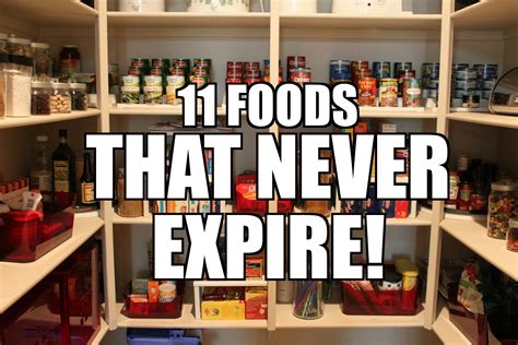 What foods don't expire?