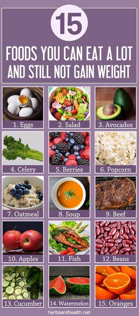What foods fill you up without gaining weight?