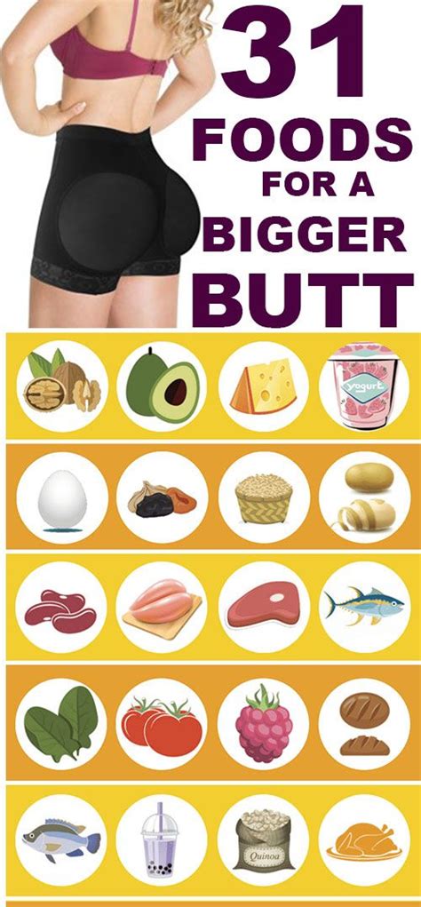 What foods grow glutes?