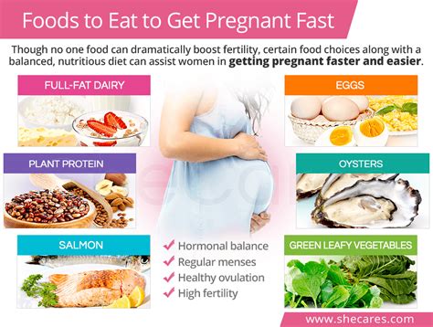 What foods help you get pregnant faster?