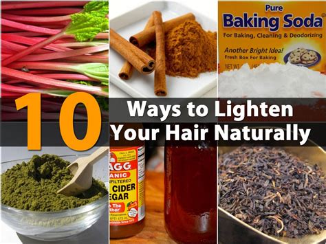 What foods lighten hair?