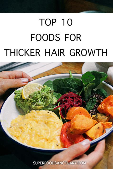 What foods make hair thicker?