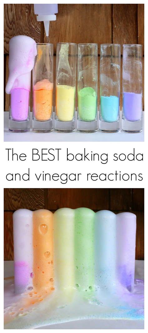 What foods react with baking soda?