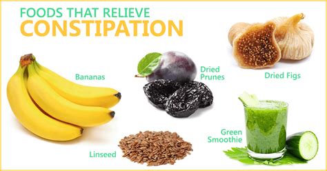 What foods relieve constipation quickly?