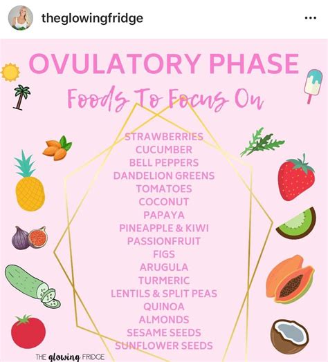 What foods stop ovulation?