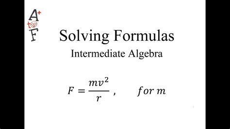 What formula is mv 2 2?