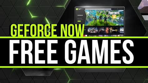 What games can I play on Geforce for free?