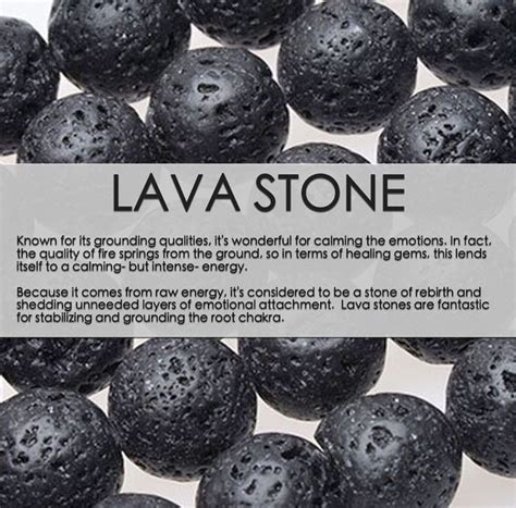 What gemstone is in lava?