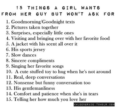 What girls don't want in a guy?