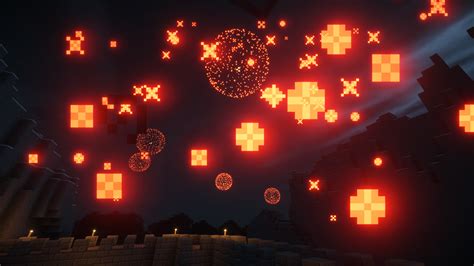 What glows red in Minecraft?