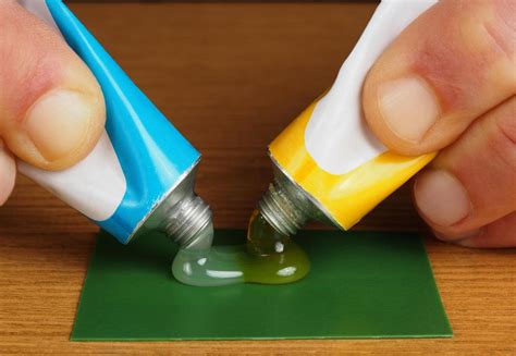 What glue does not yellow over time?