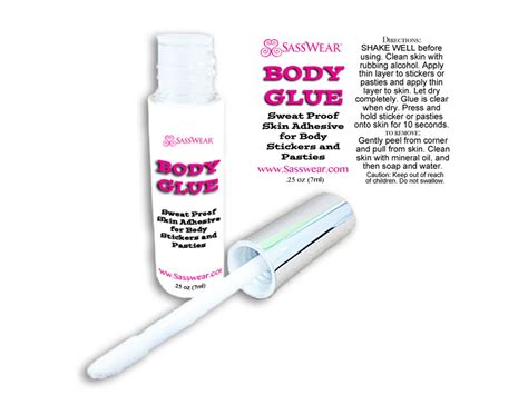 What glue is body safe?
