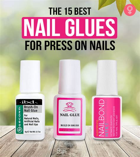 What glue is safe for fake nails?