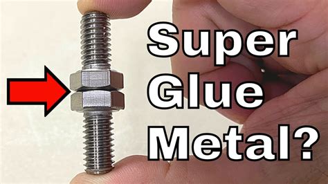What glue will hold screws in metal?