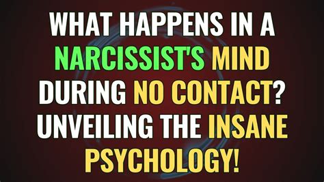 What goes through a narcissist mind during no contact?