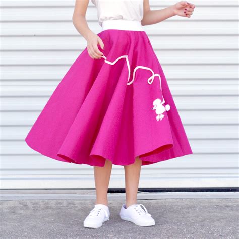 What goes well with a poodle skirt?