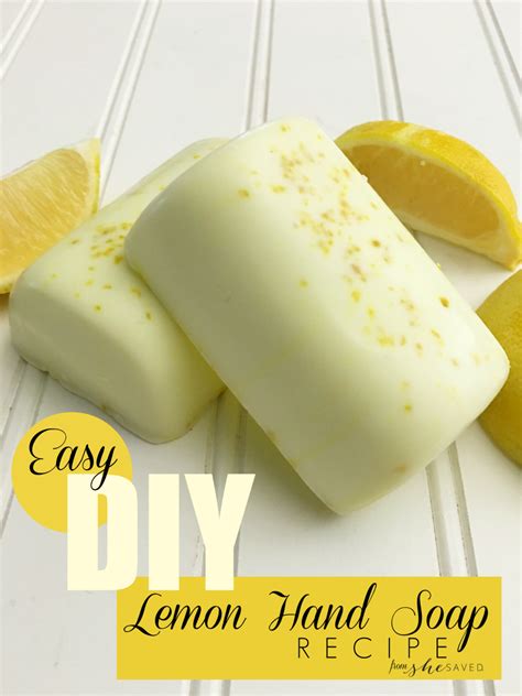 What goes well with lemon in soap?