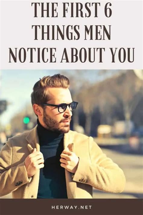 What guys notice about your looks?