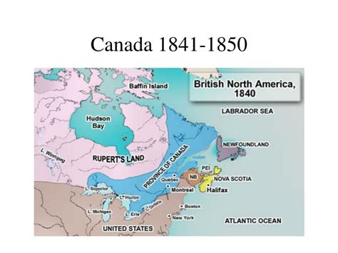 What happened in 1850s in Canada?