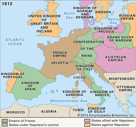 What happened in Europe in 1832?