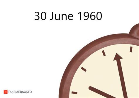 What happened on June 30 1960?