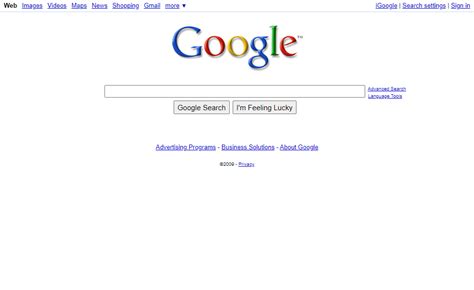 What happened to Google in 2009?
