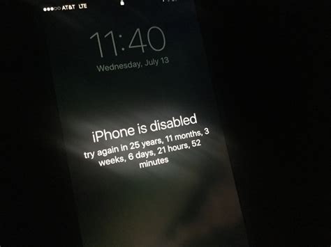 What happens after 3 hour iPhone lock?