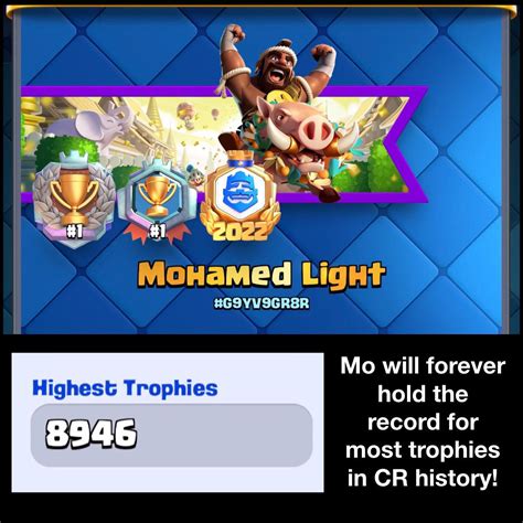 What happens after 7500 trophies?