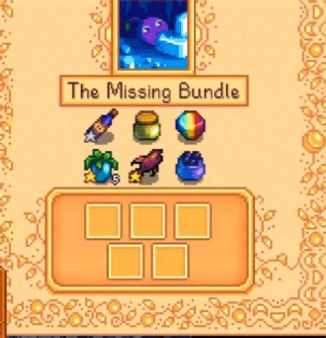 What happens after completing the missing bundle Stardew?