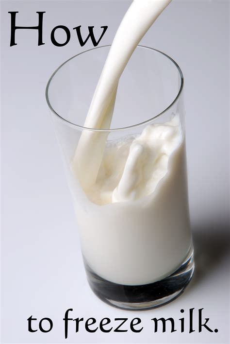 What happens after milk is frozen?